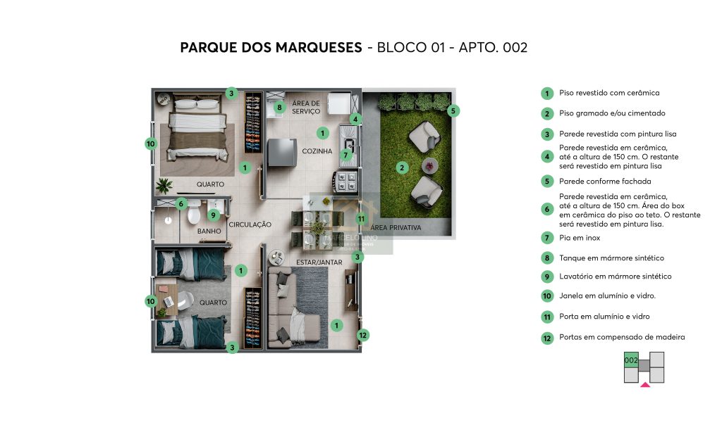 PARQUE DOS MARQUESES (Cidade Sete Sóis – Paralela) – Apartamento – Residencial – Na Planta – Empreendimento MRV