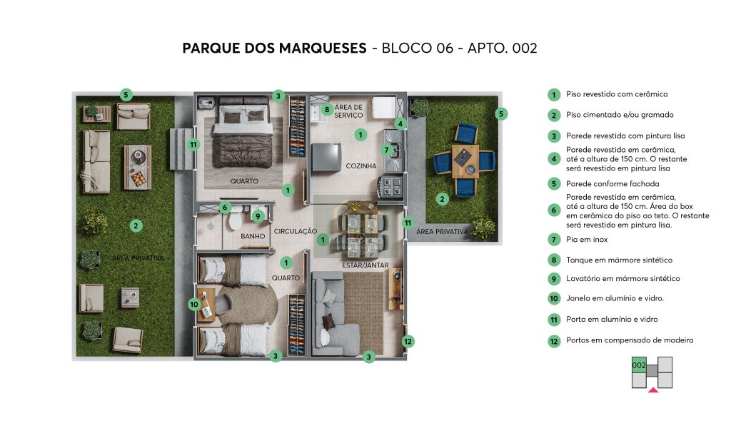 PARQUE DOS MARQUESES (Cidade Sete Sóis – Paralela) – Apartamento – Residencial – Na Planta – Empreendimento MRV