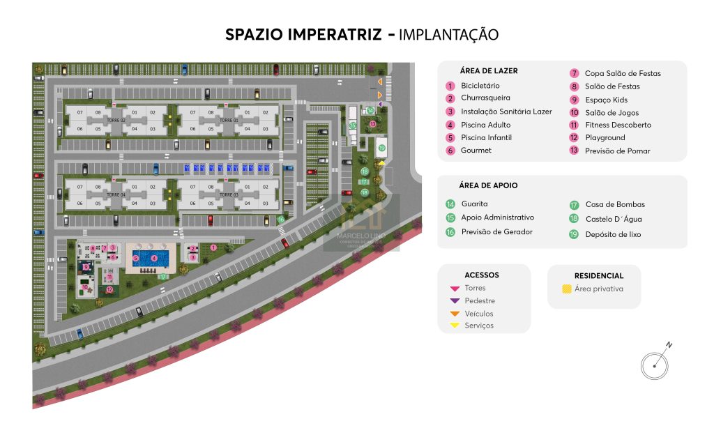 SPAZIO IMPERATRIZ (Cidade Sete Sóis – Paralela) – Apartamento – Residencial – Na Planta – Empreendimento MRV